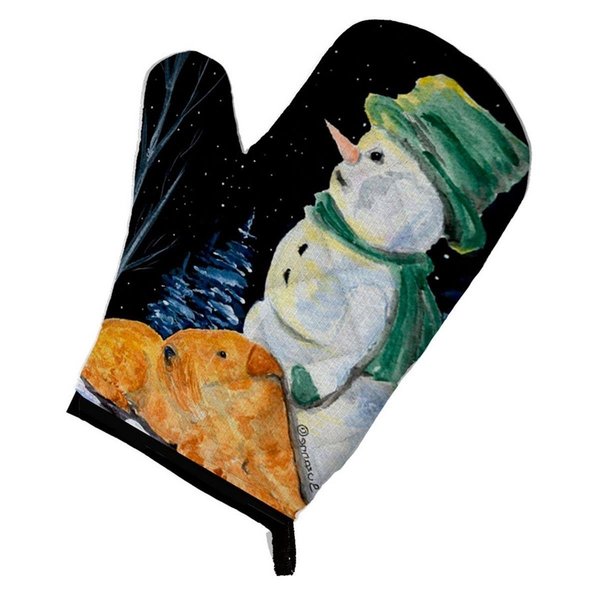 Carolines Treasures Snowman with Lakeland Terrier Oven Mitt SS8555OVMT